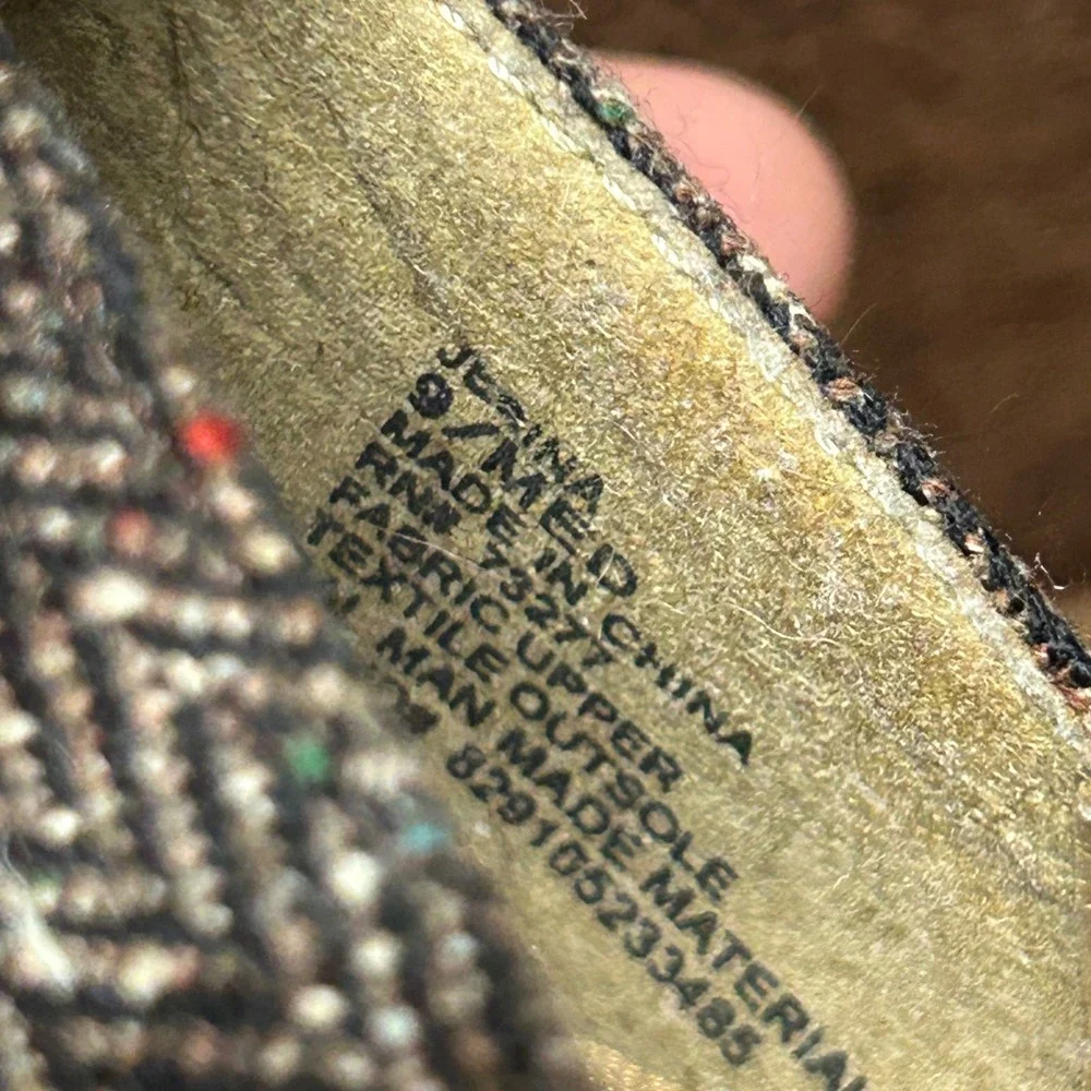 Candie's Tweed 9 medium Chunky Pump Heel Business Casual Neutral Work - Picture 7 of 8